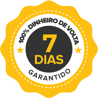 Selo de garantia incondicional de 7 dias